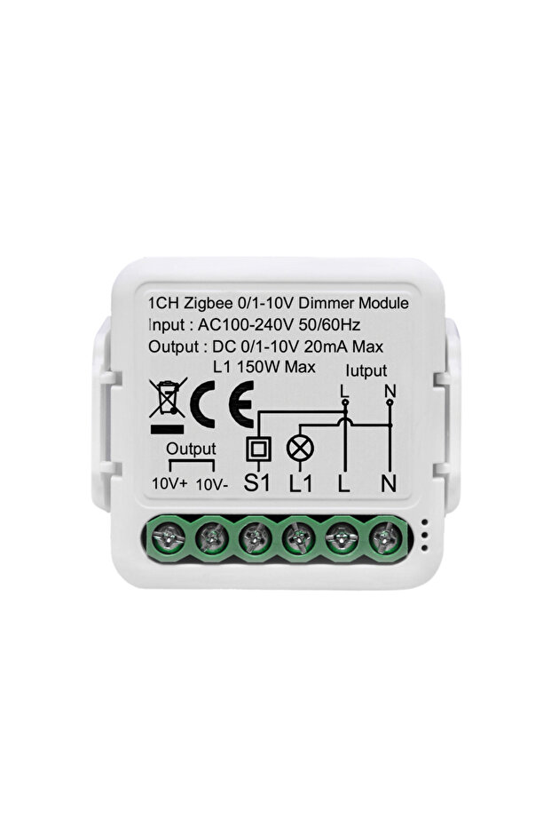 Zigbee 0-10V Dimmer Tuya Smart Zigbee3.0 0/1-10V LED Dimmer Switch Module Wifi Controller Push Dimme - 6