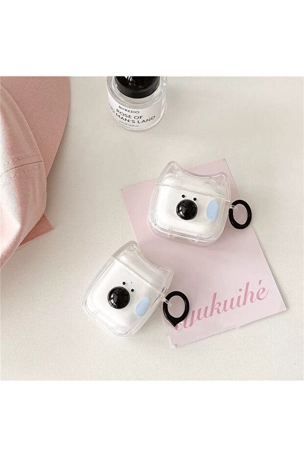 AirPods 3 WHITE Fun Sweating 3D Dog Nose Suitable For AirPods Pro2 Earphone Cover Wireless Bluetooth