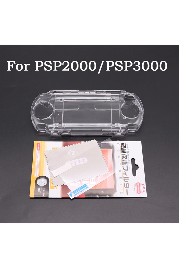 PSP2000 PSP3000 Plastic Clear Crystal Shell Skin Case Cover For New 2DS 3DS XL LL NDSL For DSi NDSi