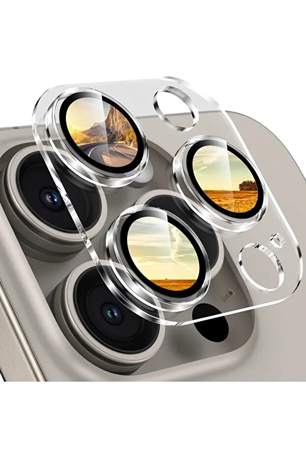 واقي عدسة كاميرا الهاتف المحمول لجهاز iPhone 16Pro Max لهاتف IPhone 17 Air 16 15 14 13 Pro Max 12 Min
