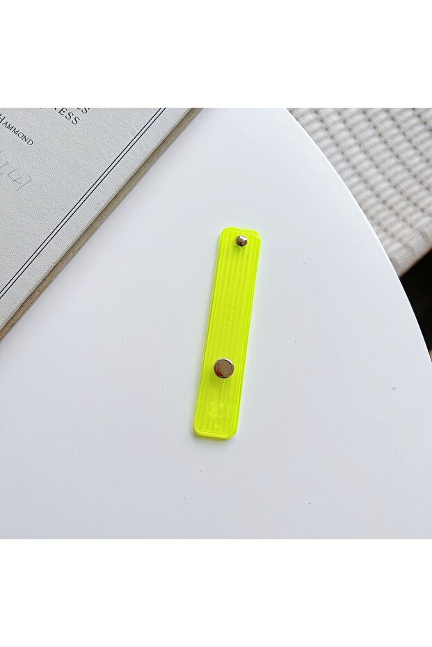 Yellow Universal Mobile Phone Ring Finger Bracket Adjustable Desktop Multi-functional Portable Cell