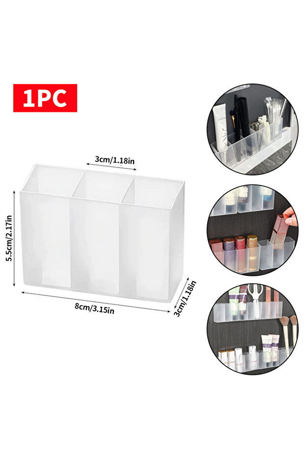 صندوق تخزين متعدد الوظائف يُثبت على الحائط، متوفر بمقاسات S 1PC أو 6PCS/3PCS/1PC، لا يتطلب ثقبًا، مناسب لـ