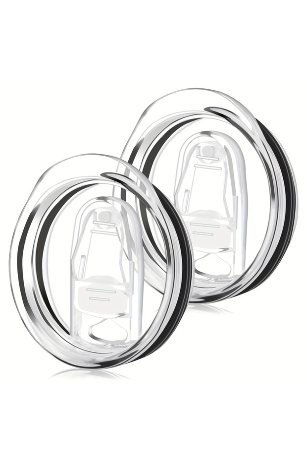 2Pcs 1/2Pcs 20oz Tumbler Lid Replacement Clear Replacement Lids Fit for Travel Tumbler Spill Proof T