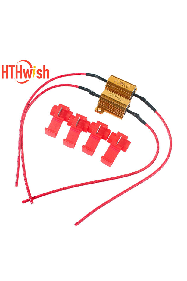 50W 6 OHm - 2set 2/4 set 25W 50W Car LED Canbus Decoder 8ohm 6ohm Load Resistors for Automobile Turn - 2