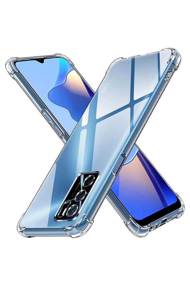 Oppo A72 For A16 Case A16s A54s A17 Case Crystal Clear TPU Shockproof Cover A98 5G A78 A96 ...