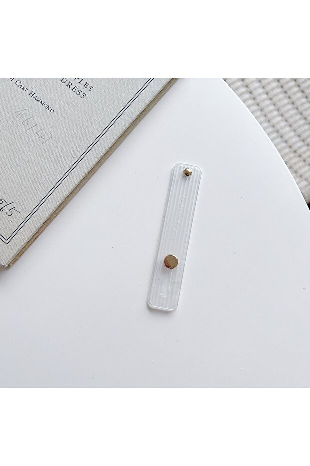 حامل إصبع حلقة الهاتف المحمول العالمي الشفاف القابل للتعديل لسطح المكتب متعدد الوظائف المحمول - 1