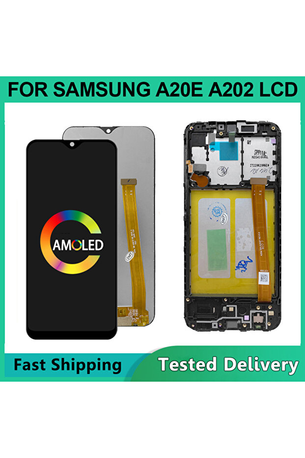 Black With Frame For A20e A202 A202F 5.8'' LCD Screen with Touch Digitizer Assembly And Frame - Dis - 8
