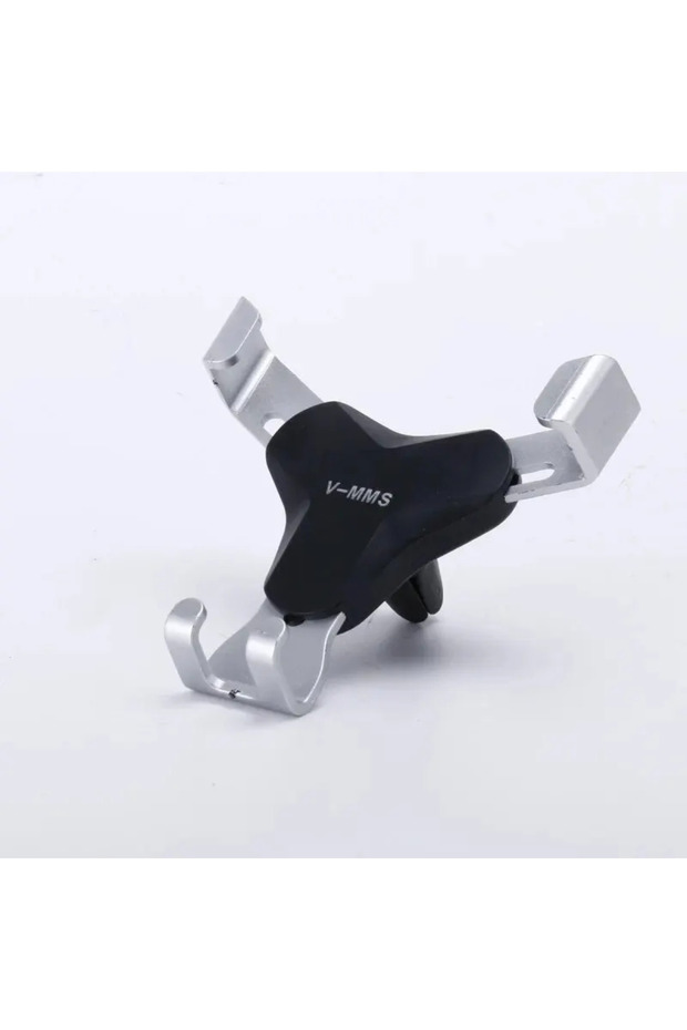 Silver Hot Car Mounted Gravity Mobile Phone Holder Air Outlet Gravity CellPhone GPS Navigation Stand