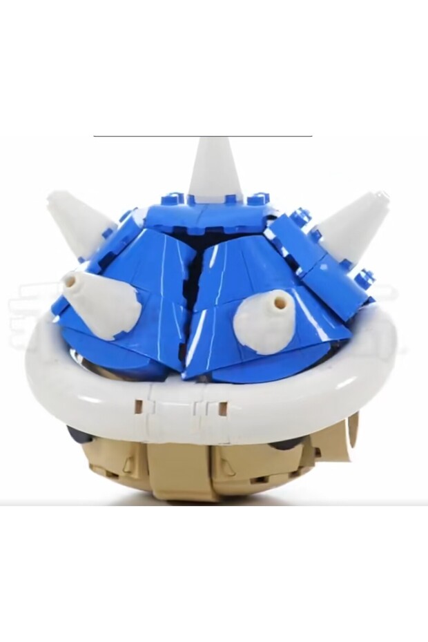 232pcs MOC Game Anime Figures 40787 Kart Spiny Shell Turtle Model Sets DIY Creative Building Blocks - 3