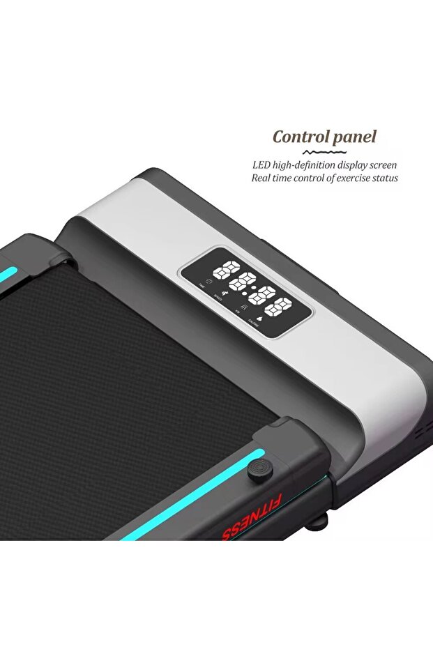 Foldable Treadmill with Speed 1-8 km/h, Supports Weight 120 kg with Screen to Display Calories, Time - 5