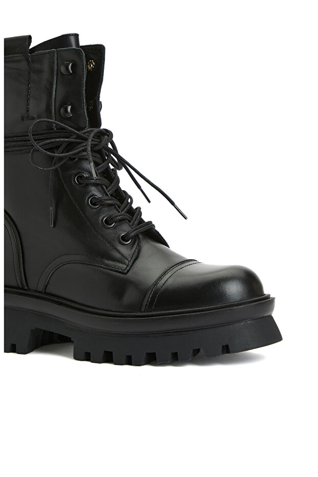 Siyah Kadın Deri Bot - 6