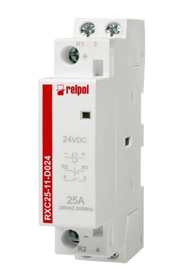 Installation contactor 1 NO 1NC 25A 24 V DC RXC2511D024 - 1