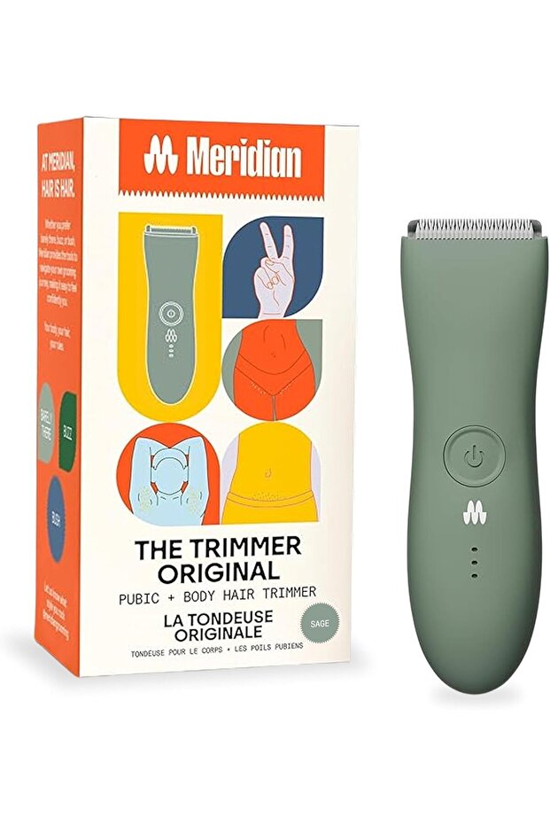 Waterproof Electric Below-the-belt Trimmer For Men (Sage)