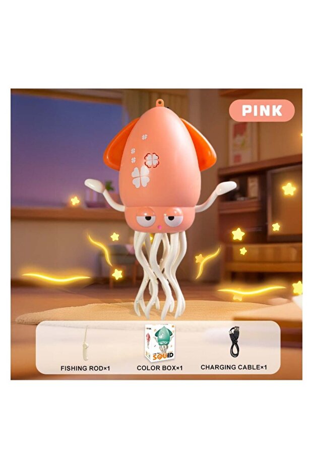 لعبة الأخطبوط الراقص الكهربائي، الأخطبوط الزاحف الراقص الذي يتجنب العقبات تلقائيًا - 4