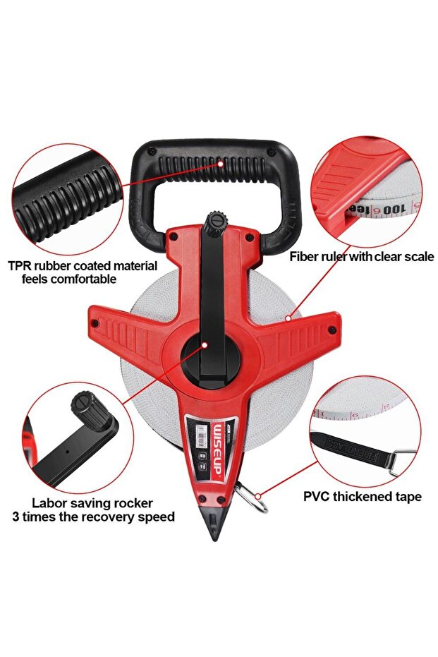 متر فيبر غرس 50M . - 3