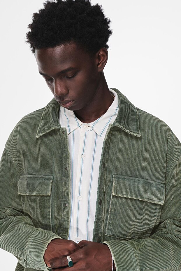 Kadife ince ceket - 1