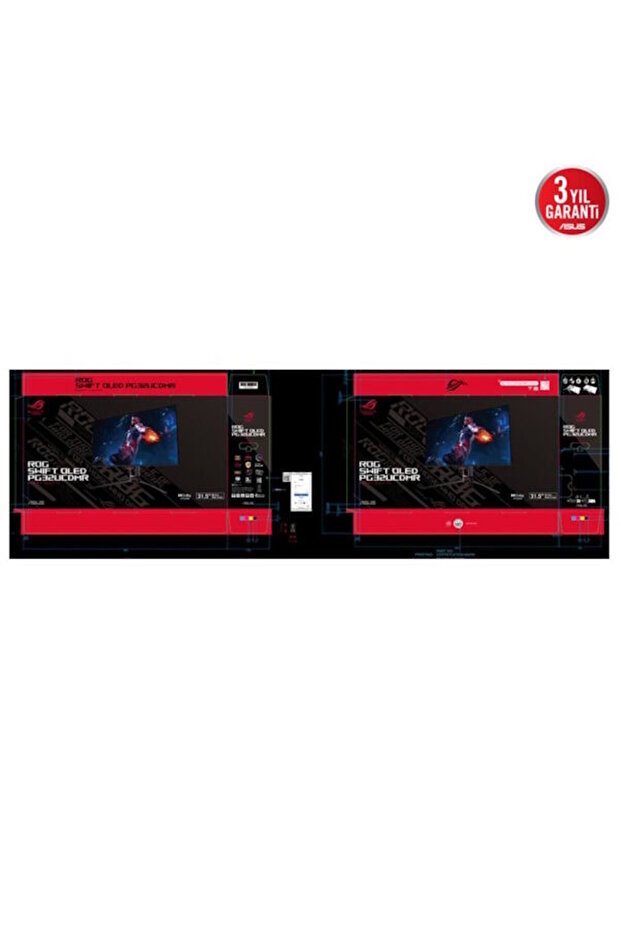 ROG Swift OLED PG32UCDMR 31.5 inç 240Hz 0.03ms 4K UHD Adaptive Sync QD-OLED Gaming Monitör - 7