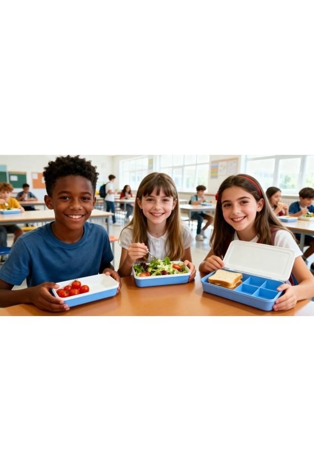 Storage Container Rectangular 6 Compartments - 1