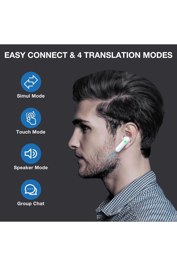 WT2 Edge/W3 Translator Device White - Bidirection Simultaneous Translation, Language Tran - 4