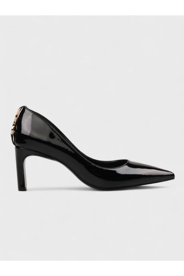 Women's Winter 9cm Closed Heel Shoes - 574 1920 - Black Patent Leather