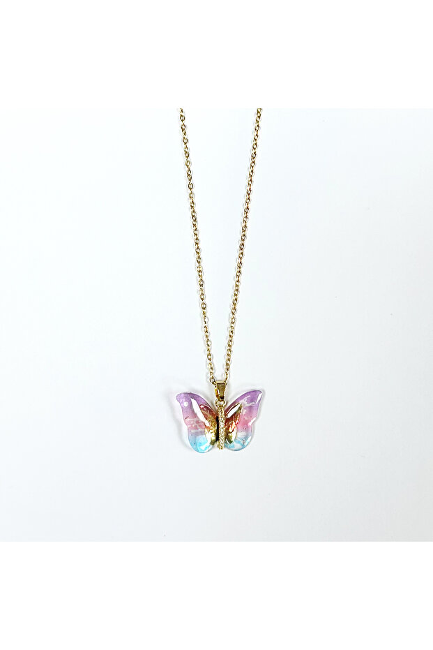 Steel Necklace Butterfly Necklace