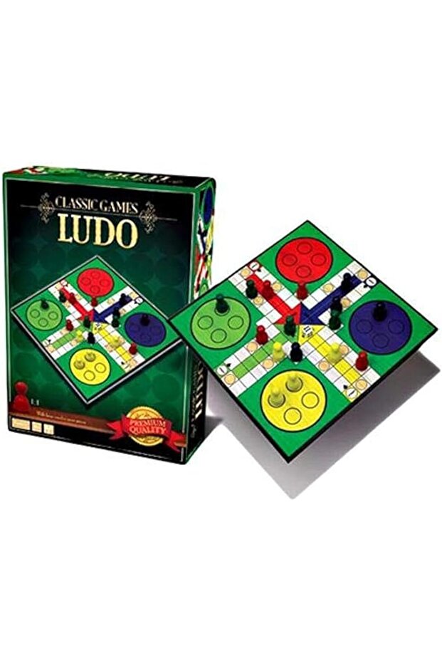 Classic Parcheesi ST002 – Deluxe Wooden Ludo Game (Ages 6+)