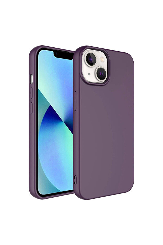 حافظة مارا المتوافقة مع آيفون 14 من جوي كريتيف مع حماية للكاميرا - بنفسجي غامق - 1