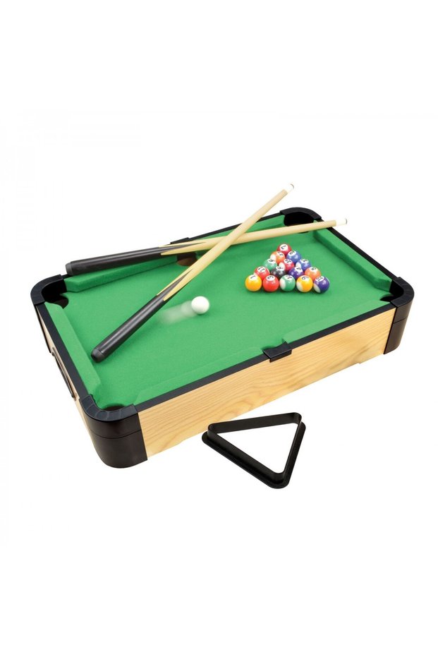 Triple-Play 20" Tabletop Pool – 3-in-1 Billiards, Air Hockey & Table Tennis for Kids (6+)