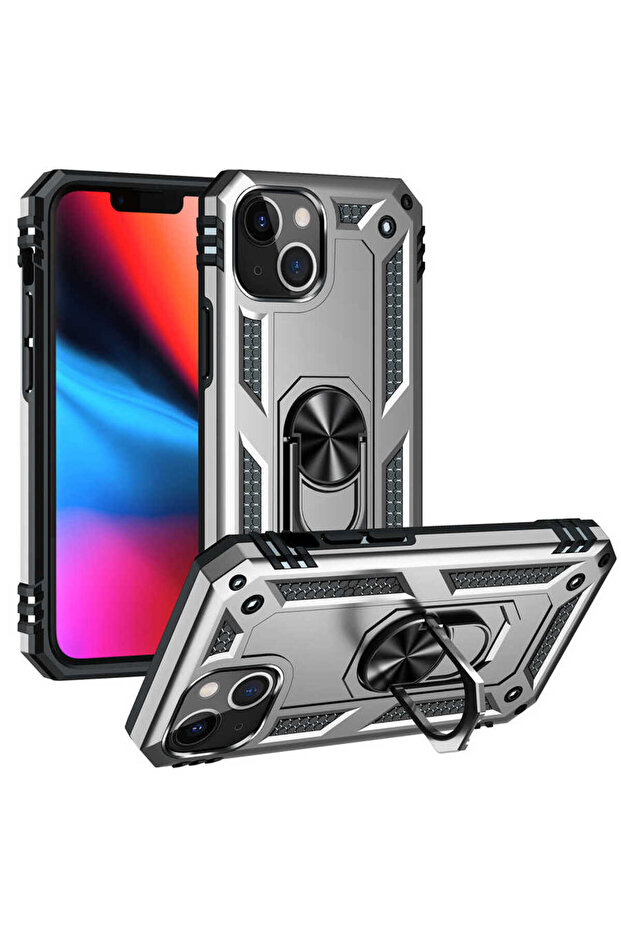 iPhone 13 Mini Compatible Joiecreatif Vega Case-Gray - 1