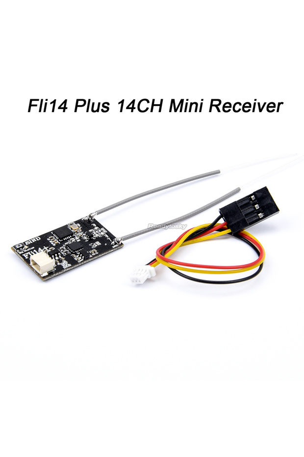 1pcs Fli14+ Fli14 Plus 14CH Mini Receiver W/ RSSI Output Compatible Flysky AFHDS-2A for FS i6 i10 i - 1