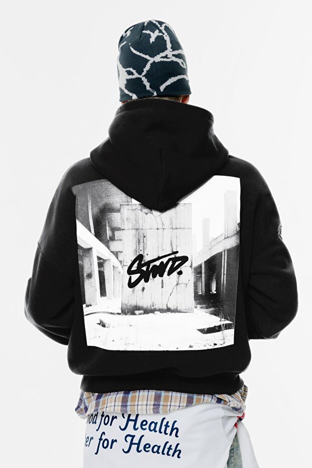 STWD kapüşonlu sweatshirt - 5