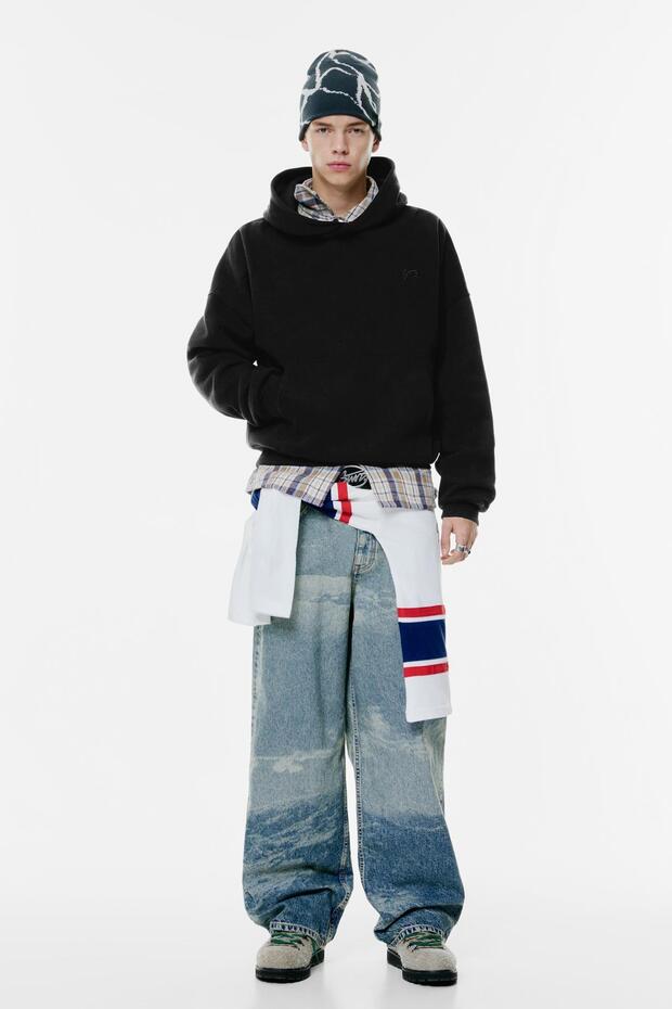 STWD kapüşonlu sweatshirt - 2