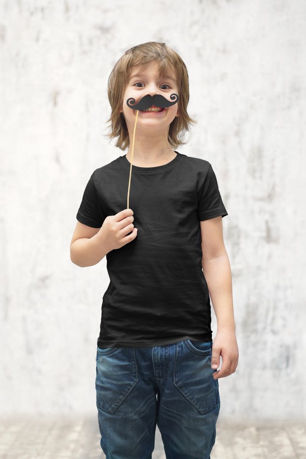 Unisex Cotton Oversize Basic Kids T-Shirt