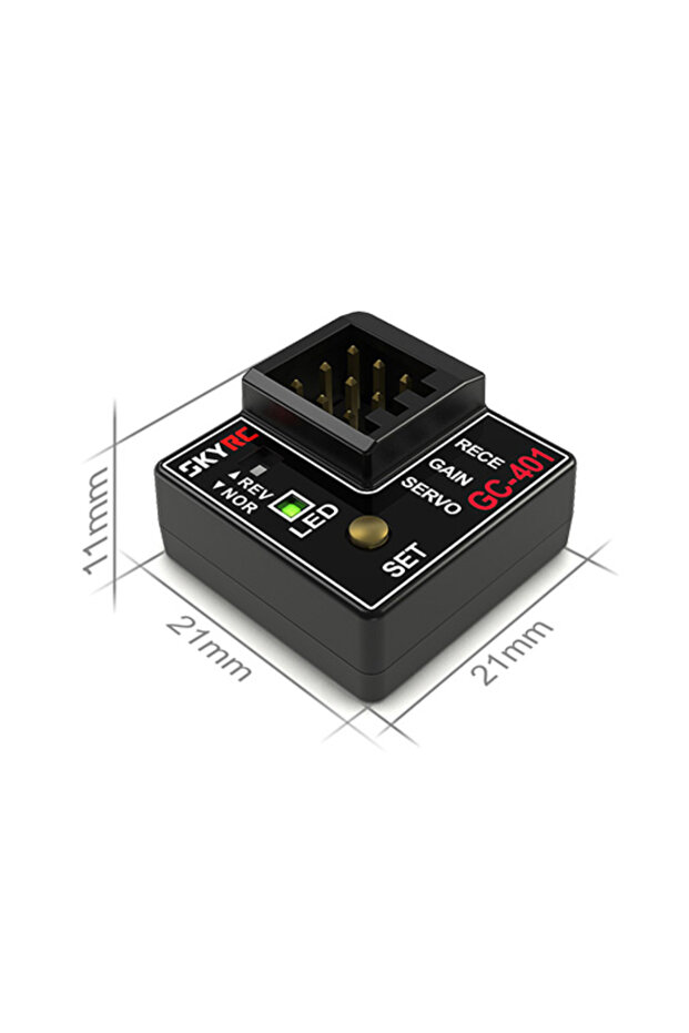 GC 401 SKYRC GC301 4-8.4V Mini Gyro Sensor Gyroscope for wltoys k969 RC Car Steering Output Correcti - 6