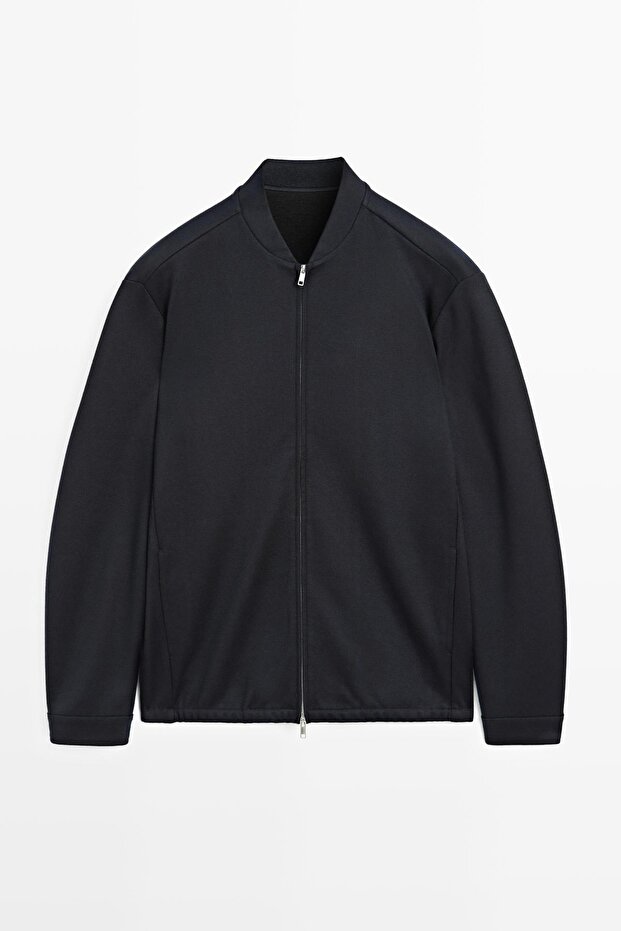 Fermuarlı bomber ceket - 5