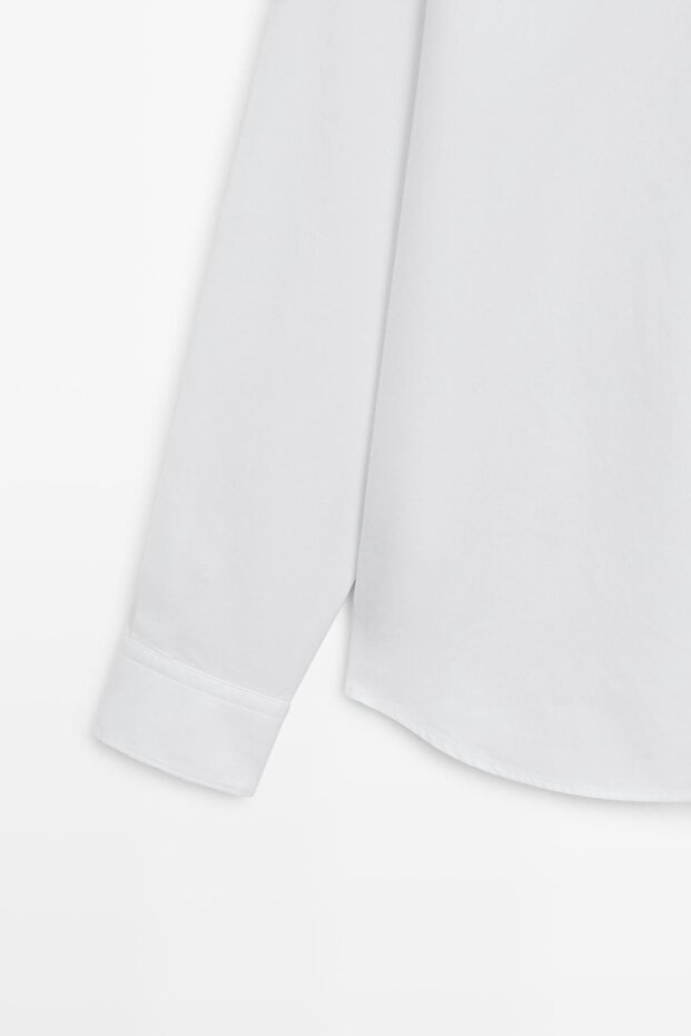 Regular fit fitilli gömlek - 7