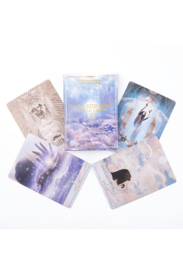TK101K Salt Water Spirit Oracle Cards English Visions Divination Edition Deck Board Playing Games