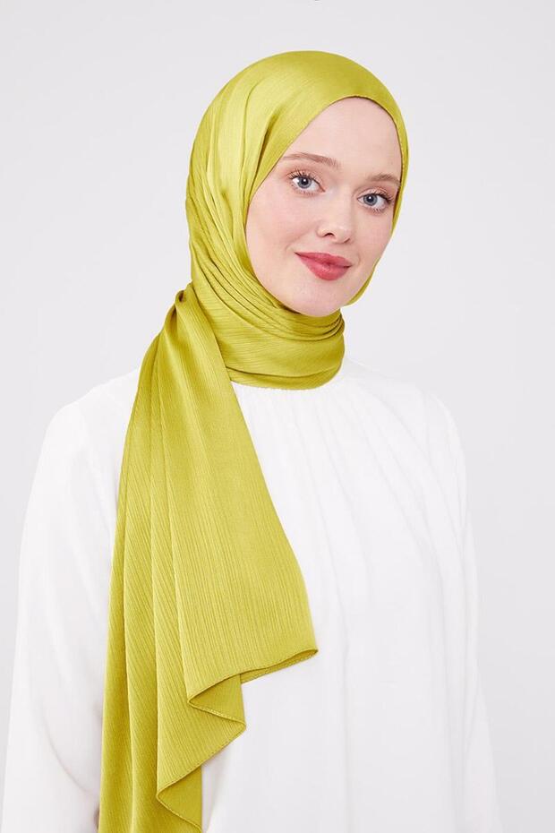 Oil Green Brillant Evening Dress Shawl