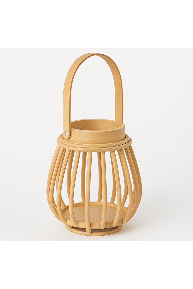 Bambu Şamdan Mumluk - 1