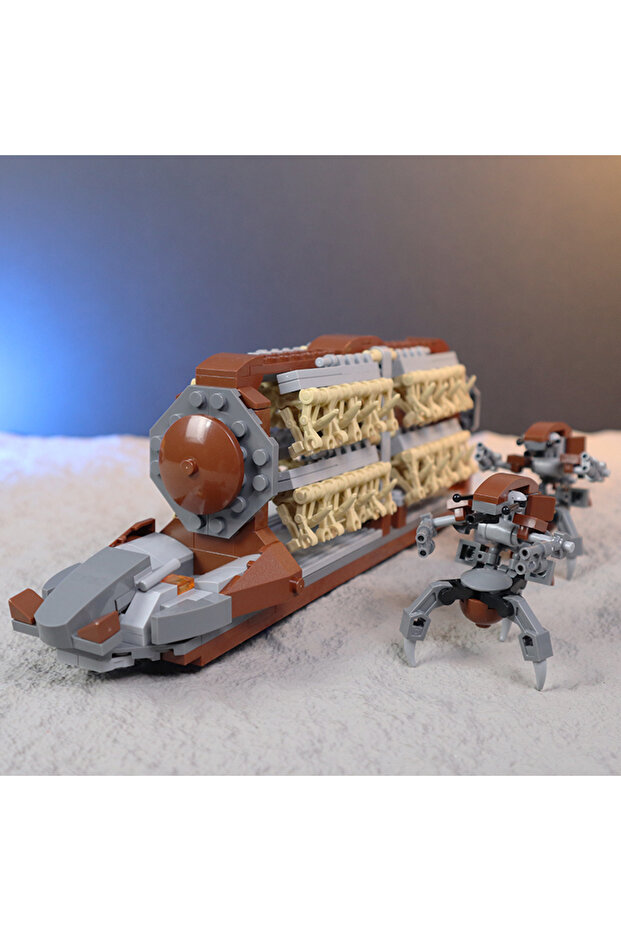 لا يوجد صندوق جديد لهجوم الفصيلة وتدمير الروبوتات وبناء نموذج لعبة جيش النجوم مجموعات مكعبات DIY ألعاب Chr - 1