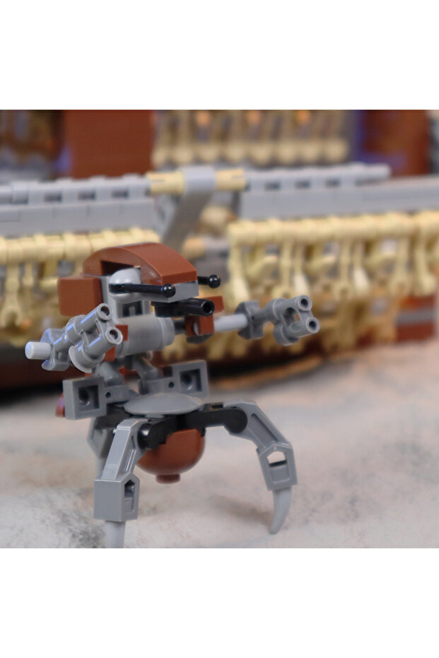 لا يوجد صندوق جديد لهجوم الفصيلة وتدمير الروبوتات وبناء نموذج لعبة جيش النجوم مجموعات مكعبات DIY ألعاب Chr - 6