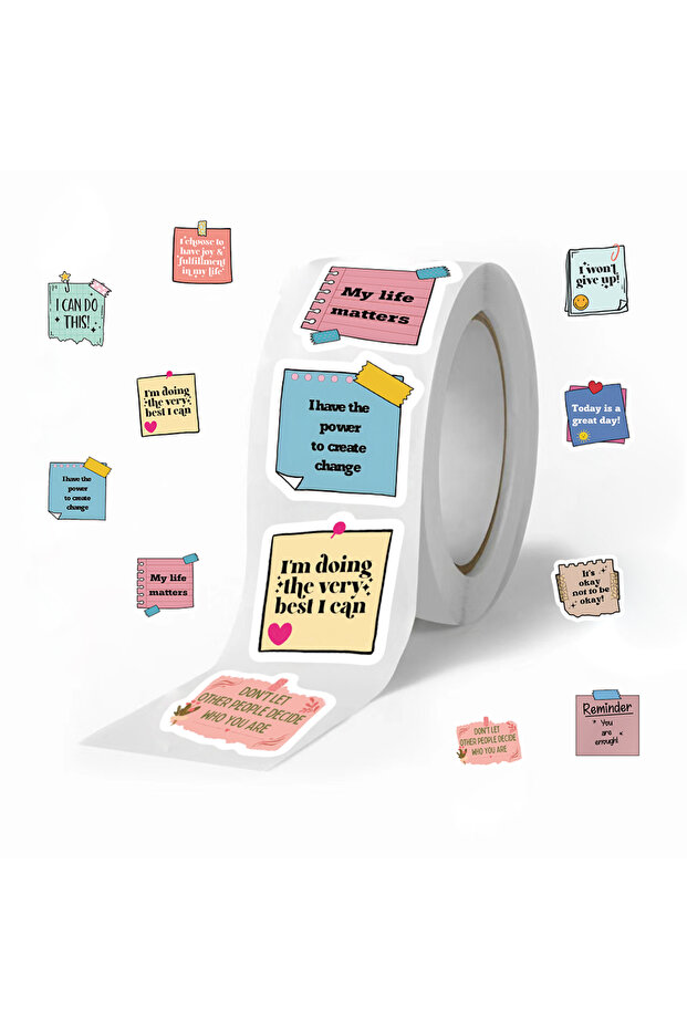 500PCS 500pcs Motivational Phrase Stickers for Kids Reward Encourage Decals School Classroom Sticker