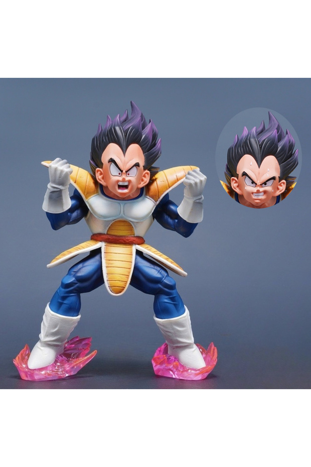 Vegeta 22cm/8.66in Anime Dragon Ball Figure Vegeta Action Figures Pvc Statue Desktop Ornamen