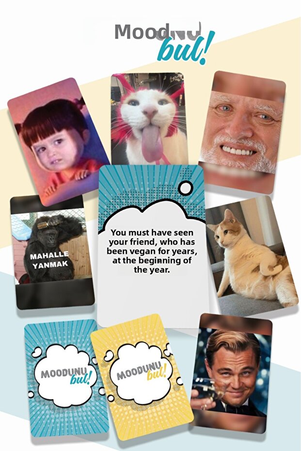 Find Your Mood - Fun Box Game - Meme Game - Which Mood - Mood Game - 1