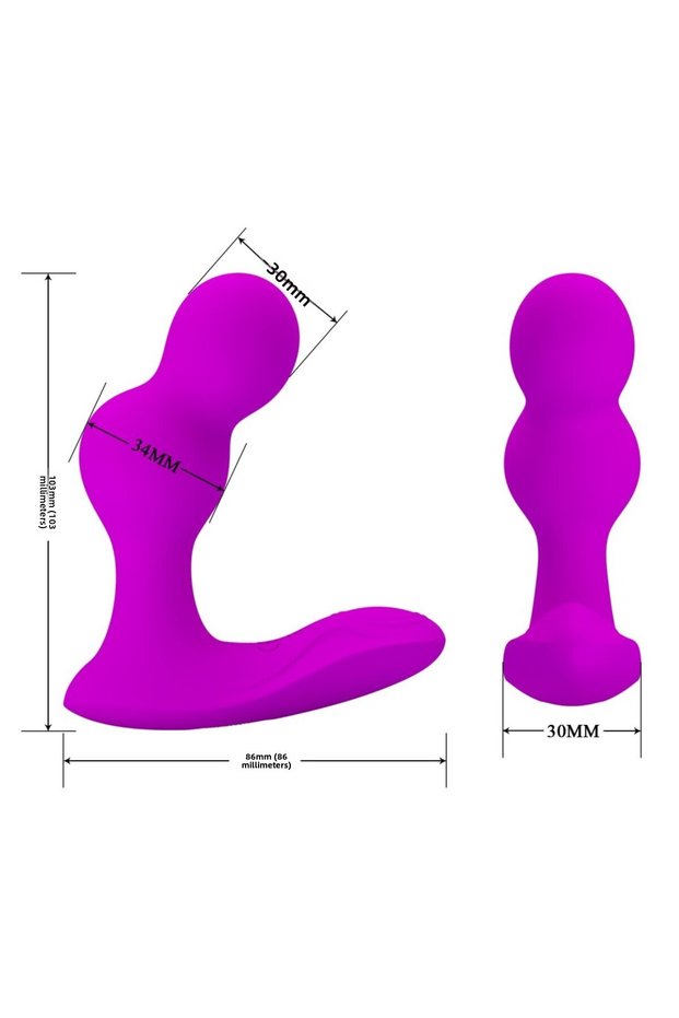 Vibrator anal cu telecomandă