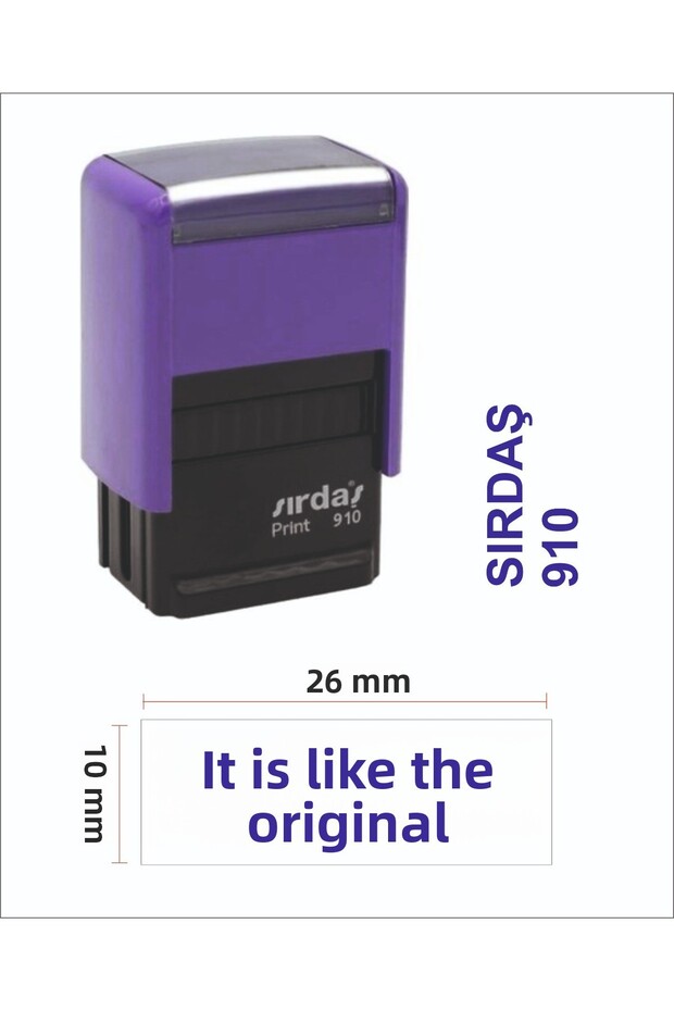 It's Just Like the Original - Kaşe - Purple Kaşe Blue Ink Companion 910