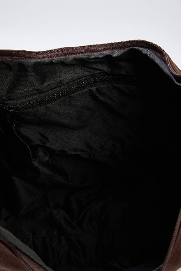 Açık Kahverengi Süet Büyük Maxi Tote Kadın Maksi Boy Omuz Çantası TAKAW26OC00045 - 7