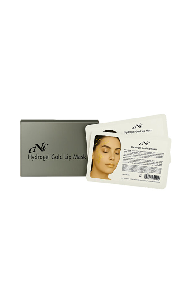 CNC Hydrogel Gold Lip Mask – 2 Pieces | Collagen + Adenosine + Plant Extracts Moisturizing Lip Mask