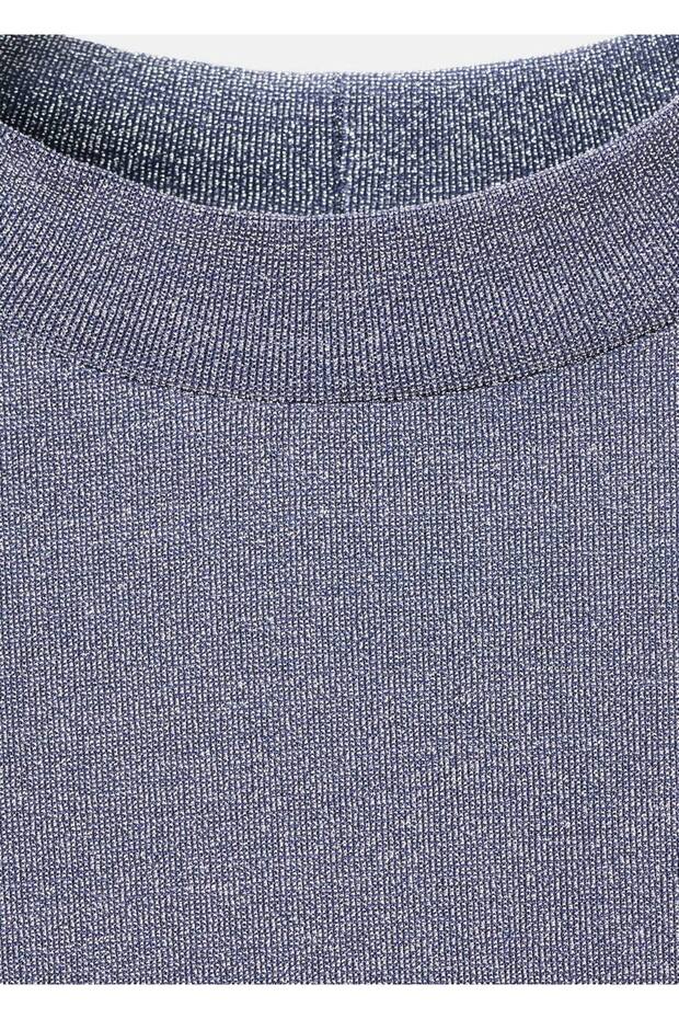 Perkins yakalı simli tişört - 5