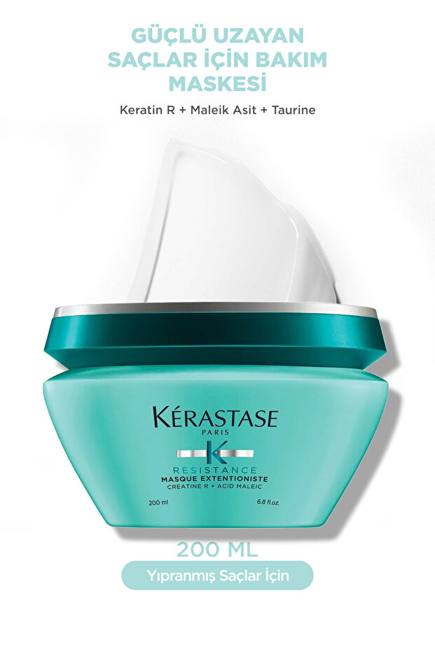 Resistance Masque Extentioniste Daha Uzun Ve Güçlü Saçlar Için Onarıcı Maske 200 ml 200 ml - 2